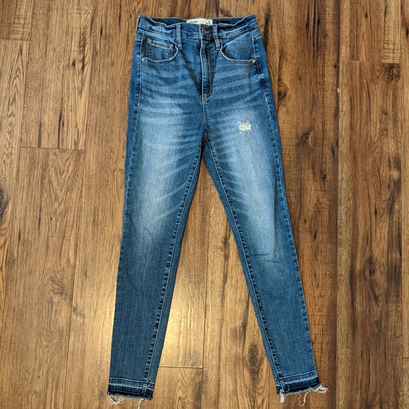 Garage Ultra High Waist Skinny Jeans - Picture 2 of 4